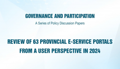 Review of 63 Provincial E- Service Portals from a User Perspective in 2024
