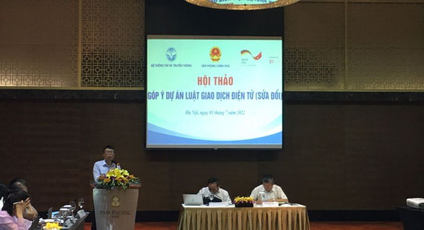 Hội thảo Góp ý dự án Luật Giao dịch điện tử (sửa đổi)