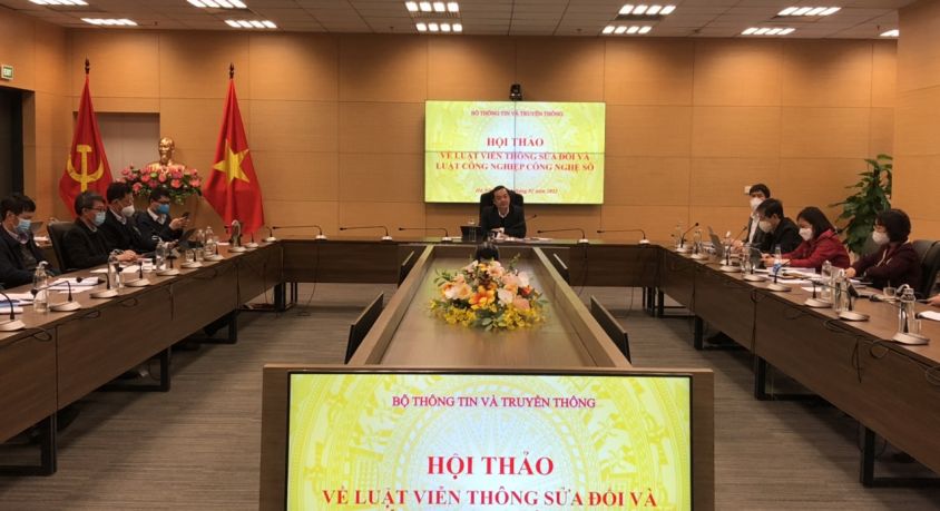 Hội thảo về Luật Viễn thông sửa đổi và đề nghị xây dựng Luật Công nghiệp công nghệ số 
