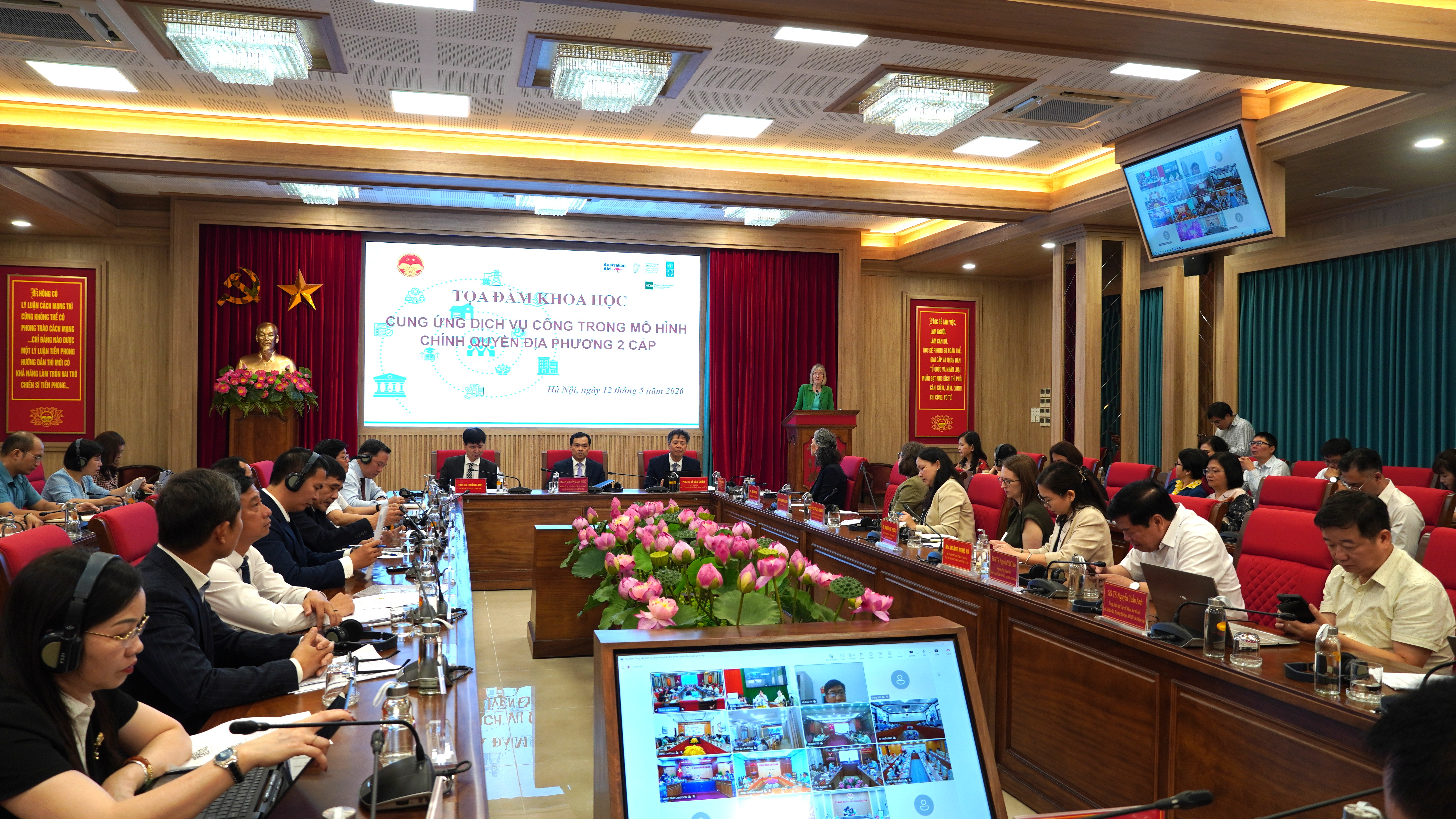 Tọa đàm khoa học “Cung ứng dịch vụ công trong mô hình chính quyền địa phương 2 cấp”